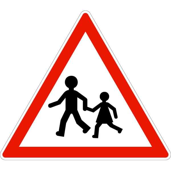 Panneau routier A13a - 500 mm - Classe 1