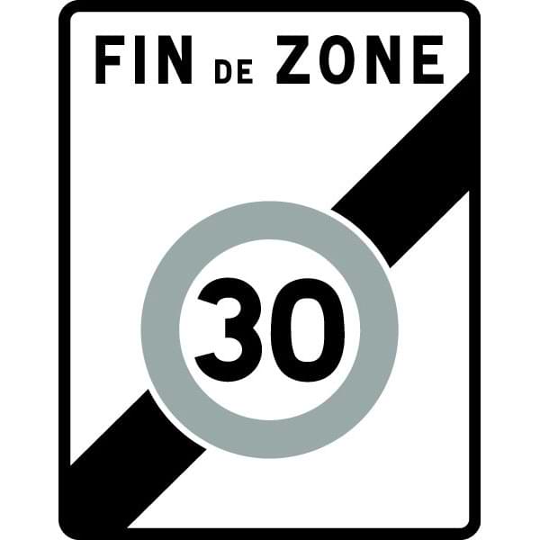 Panneau routier B51 - 900 X 700 mm - Classe 2