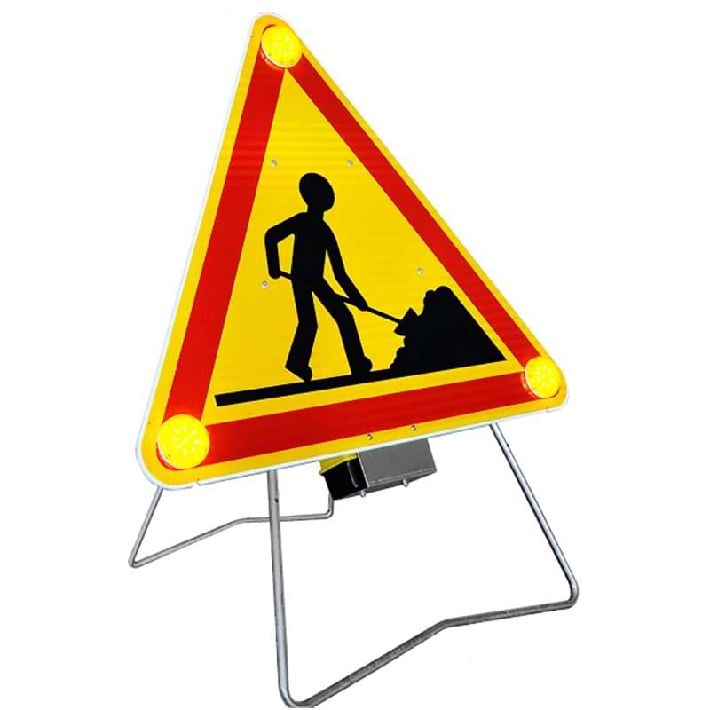 Panneau travaux AK5 Tri-Flash Led - 700 mm