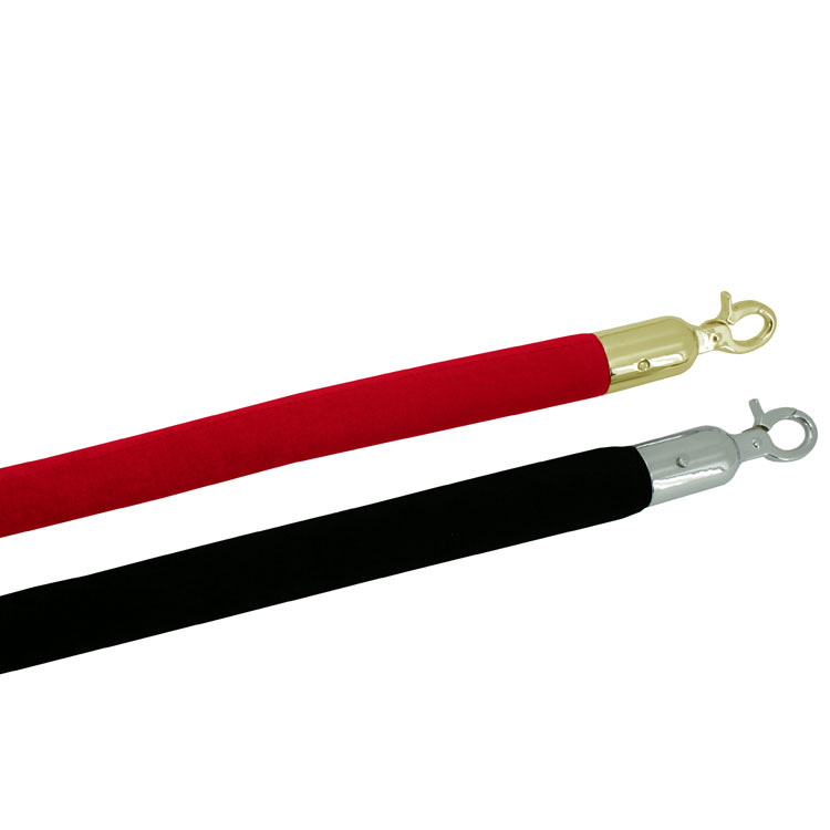 Poteau de guidage pour cordon chromé