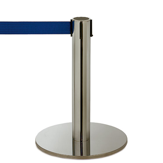 Poteaux à sangle hauteur 45 cm - Blanc