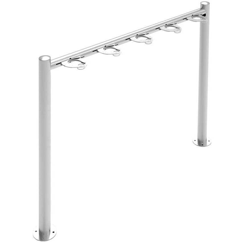 Support trottinettes inox - Sur pieds