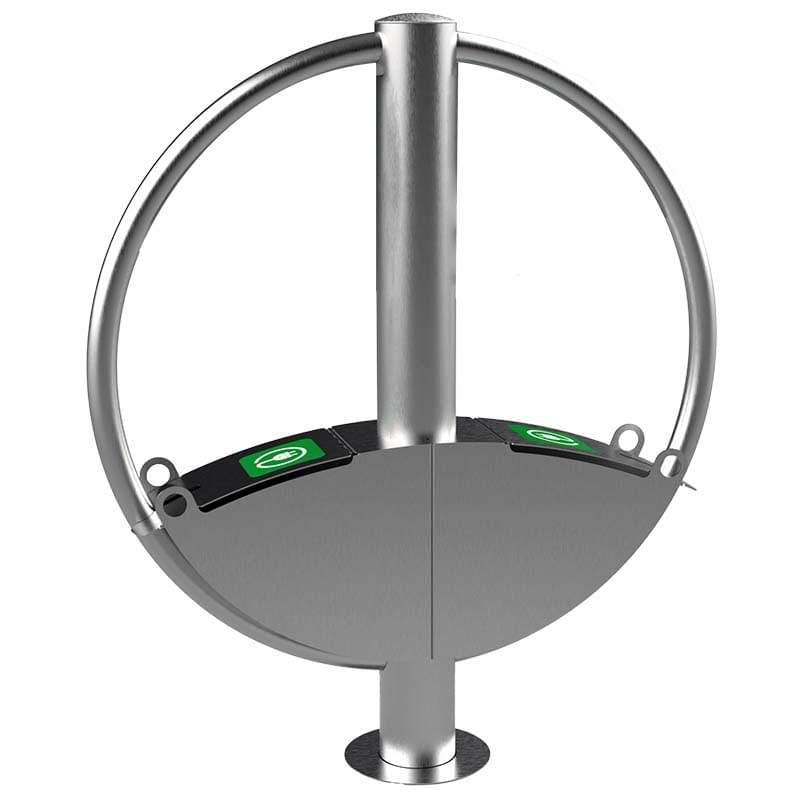 Arceau vélo avec prises VAE - Sur platine