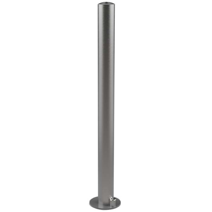 Potelet Inox 304L amovible - D. 76 X H. 1000 mm - Clé triangle