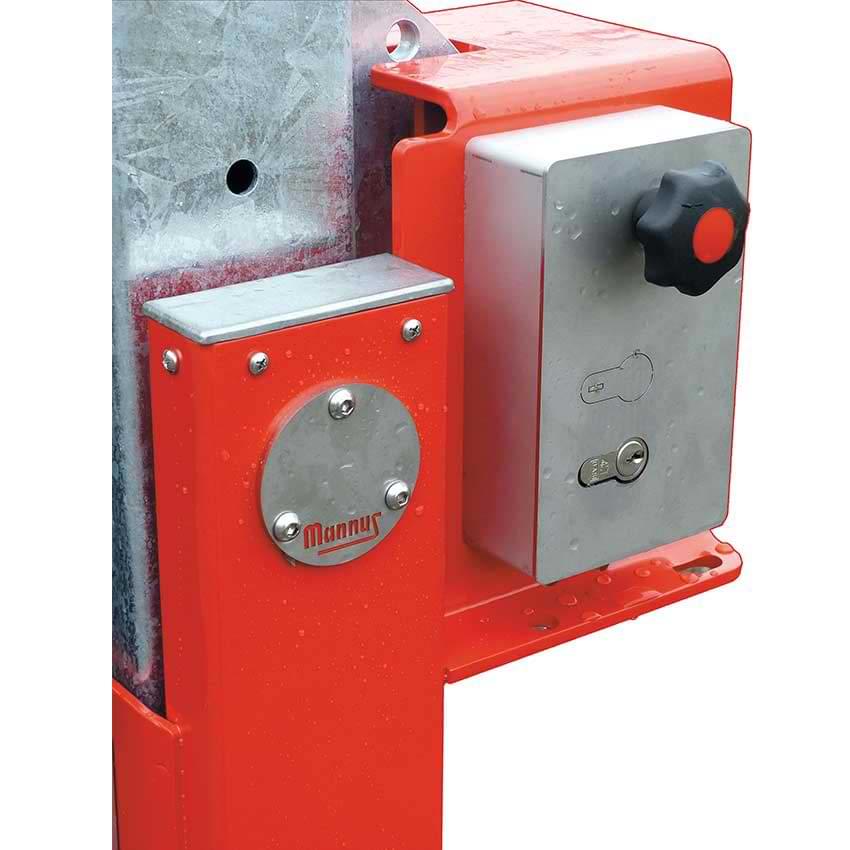 Option : Boitier serrure cylindre européen (support principal)