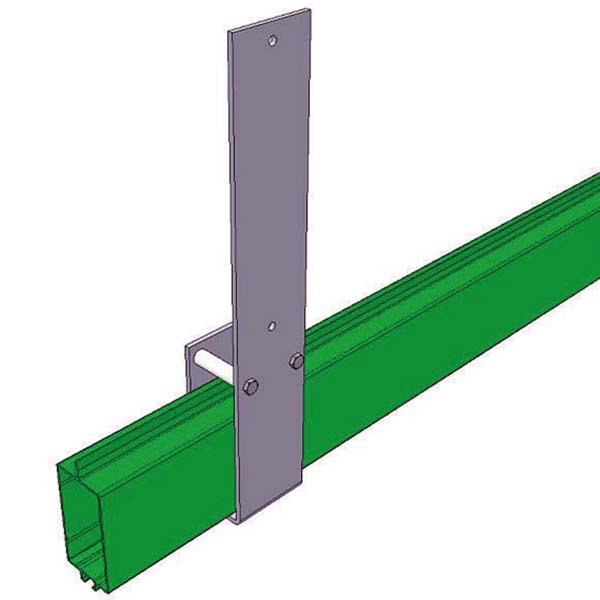 Kit de fixation pour panneau - Sur lisse (Panneau non fourni)