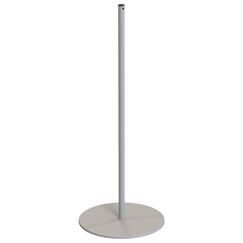 Poteau à cordon Slim Line Classic H. 90 cm - Gris RAL 7035