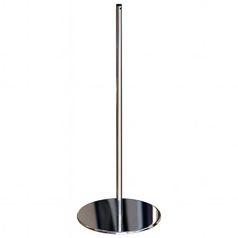 Poteau à cordon Slim Line Classic H. 90 cm - Inox brillant