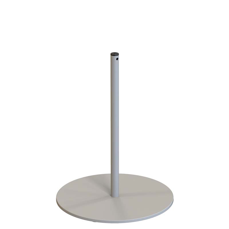 Poteau à cordon Slim Mini Line H. 45 cm - Gris RAL 7035