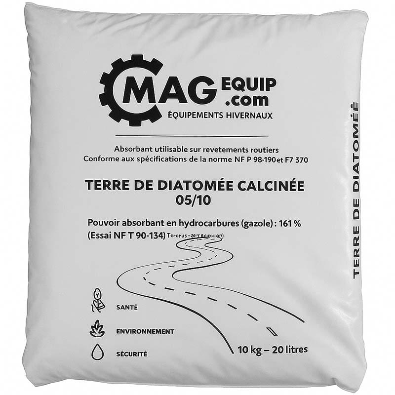 Granule absorbant Terre de Diatomée - Sac 10 Kg / 20 L