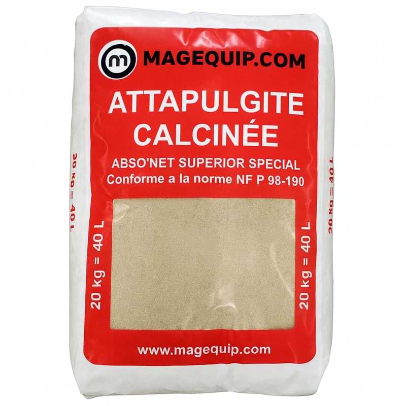 Granule absorbant Attapulgite spécial - Sac 20 Kg / 40 L