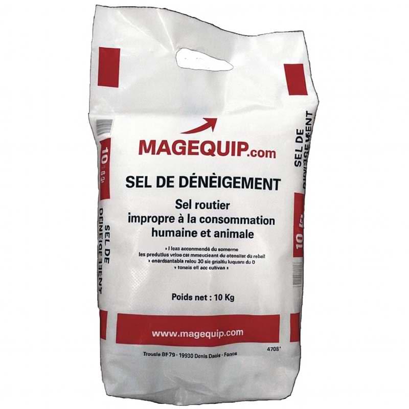 Sel de déneigement sec - Sac de 10 Kg (avec poignée)