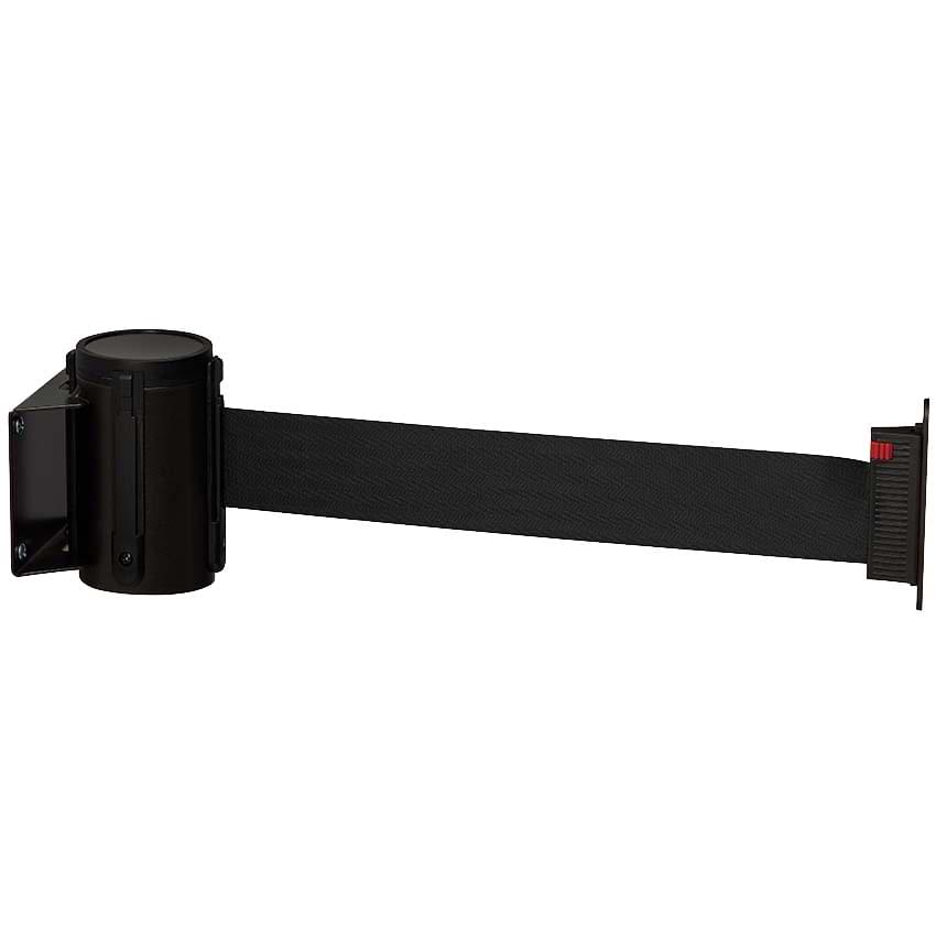 Enrouleur sangle mural 3 m - Sangle noire