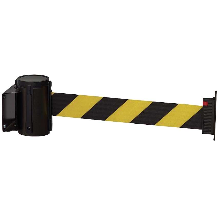 Dérouleur murale rétractable - Sangle noire