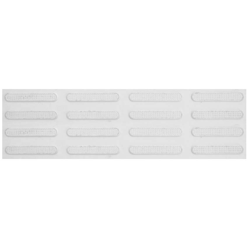 Bande de guidage podotactile - 840 X 240 X Ep. 7 mm - Blanc