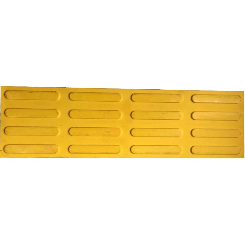 Bande de guidage podotactile - 840 X 240 X Ep. 7 mm - Jaune