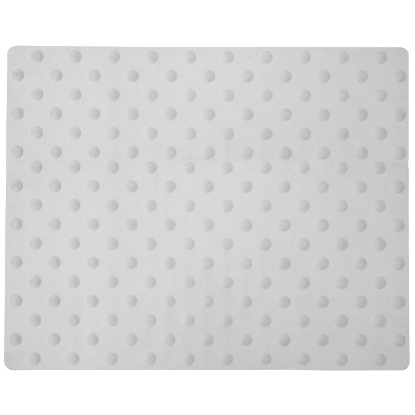 Bande d'éveil vigilance podotactile - 810 X 420 X Ep. 7 mm - Blanc