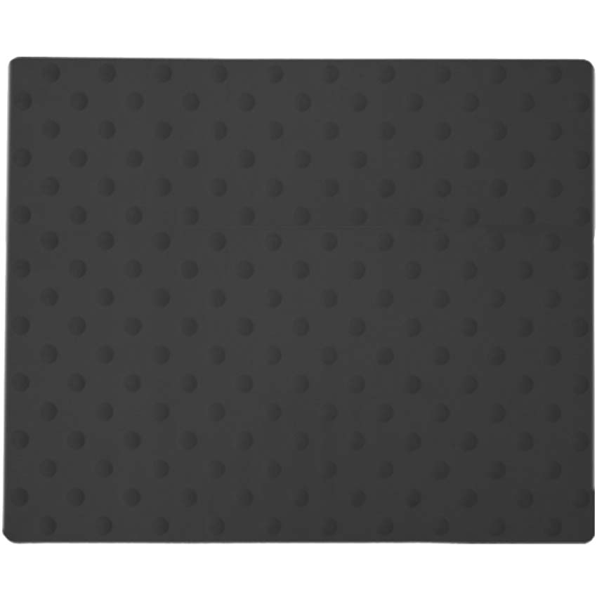 Bande d'éveil vigilance podotactile - 810 X 620 X Ep. 7 mm - Noir