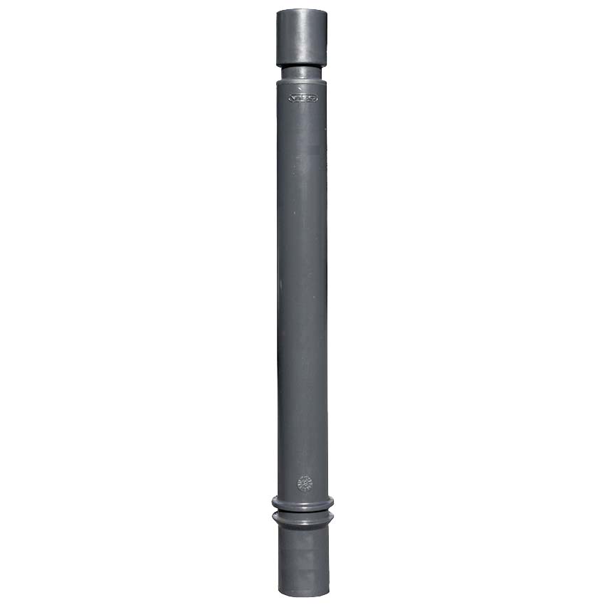 Potelet flexible à sceller D. 80 X H. HS 930 mm - Pommeau gorge - Gris RAL 7016