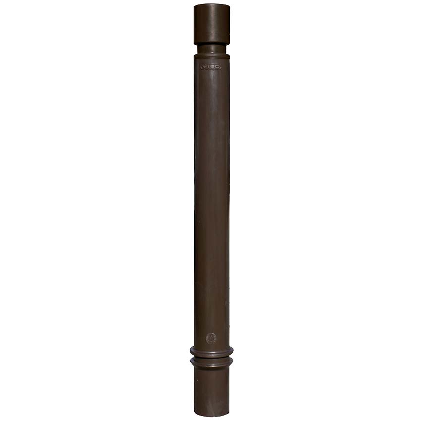 Potelet flexible à sceller D. 80 X H. HS 930 mm - Pommeau gorge - Marron RAL 8017