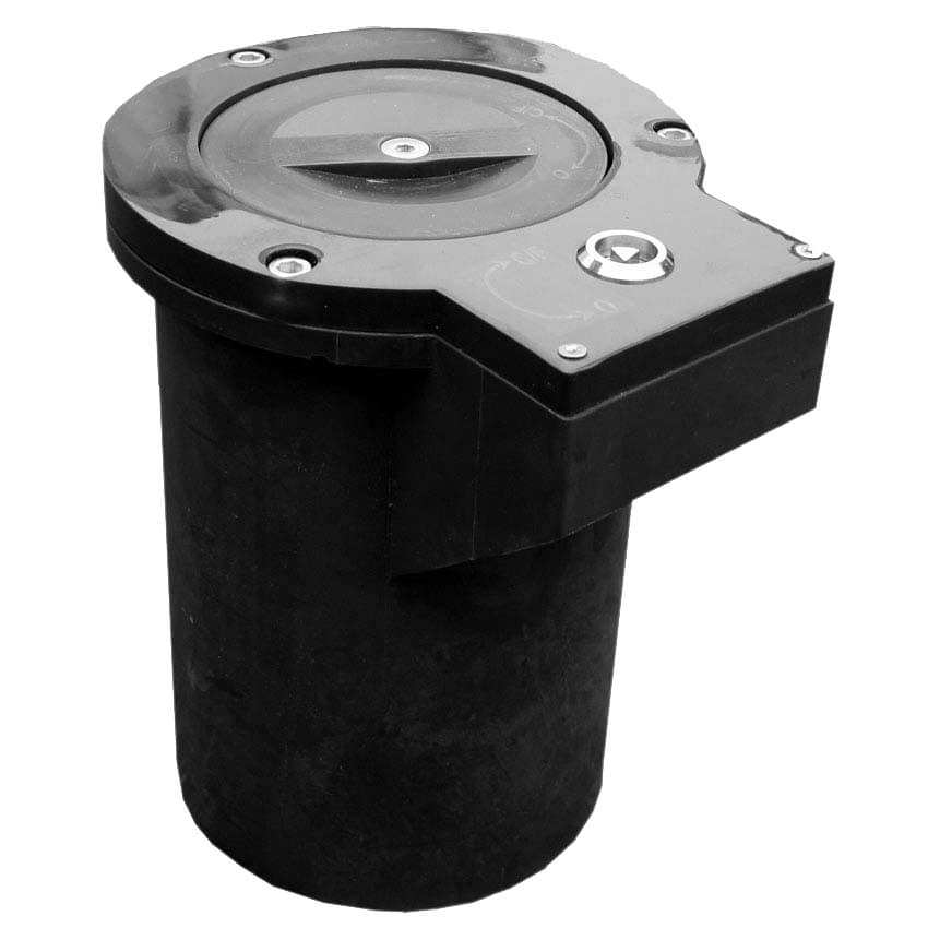 Boitier d'amovibilité à sceller pour poteau D. 80 mm