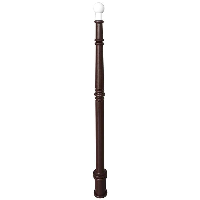 Potelet à mémoire de forme Elysée PMR D. 60 X H. HS 1150 mm - Marron RAL 8017