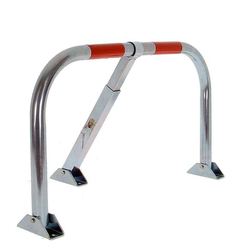 Arceau bloc parking galvanisé - Verrouillage à clé