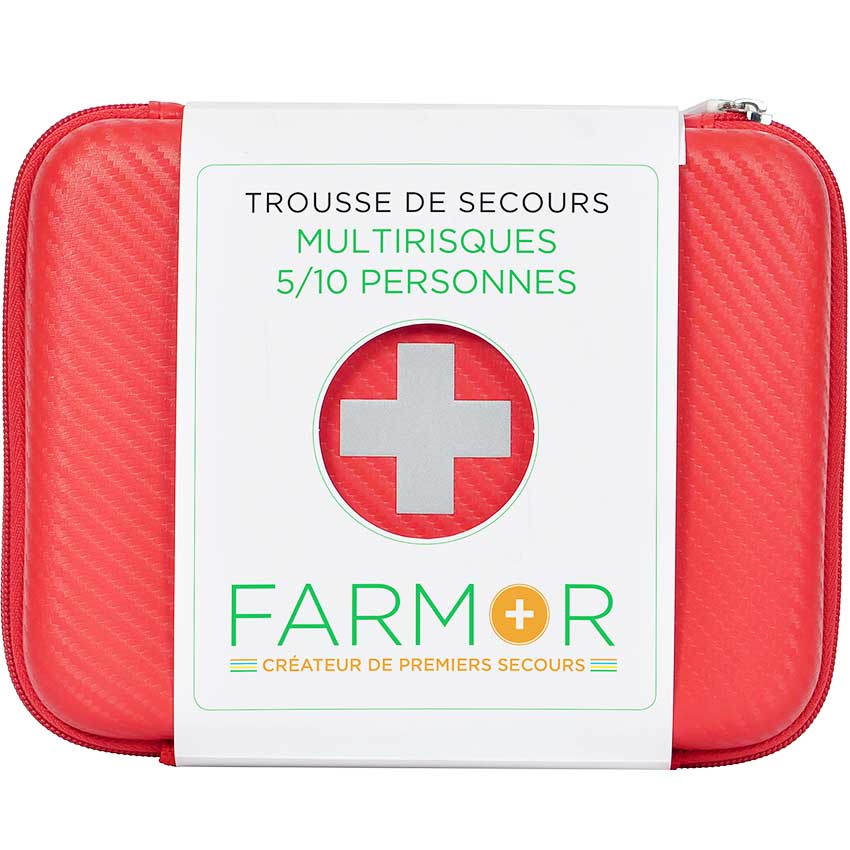 Trousse de secours multi-risques - 5/10 personnes