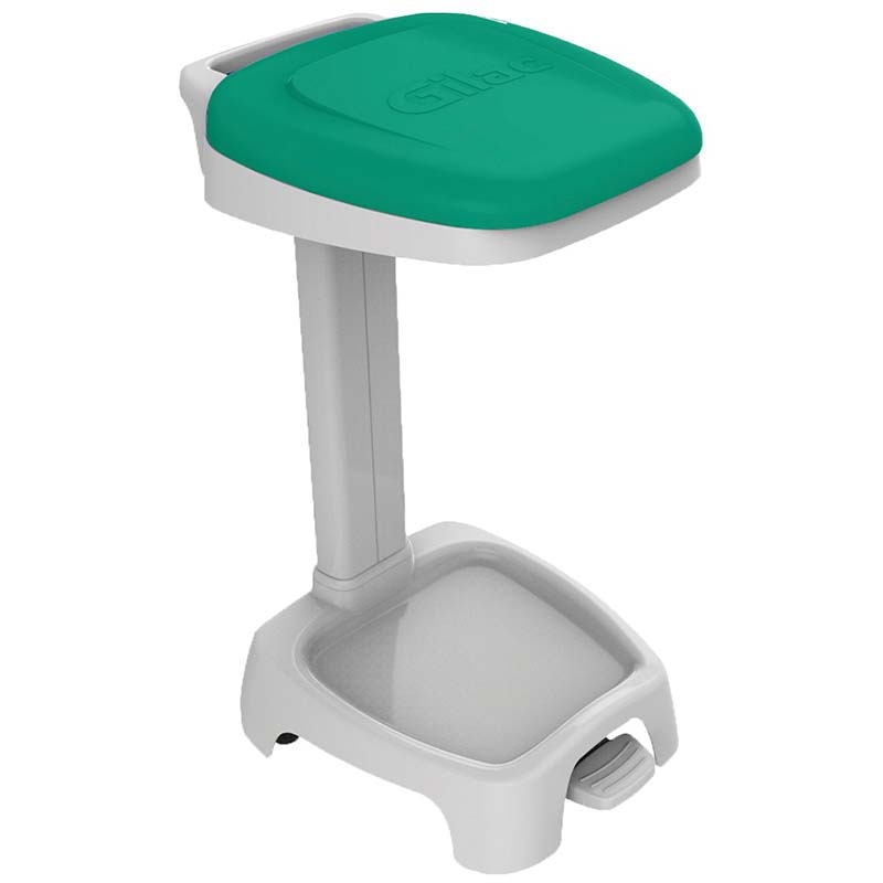 Support sac à pédale Gilac - Couvercle blanc