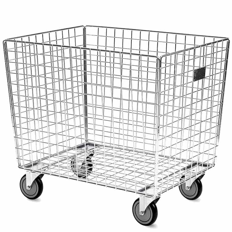 Panier roulant grillagé 220L - 200 Kg
