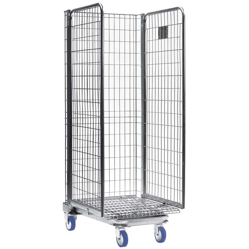 Roll conteneur emboitable - 3 côtés - H. 1826 mm