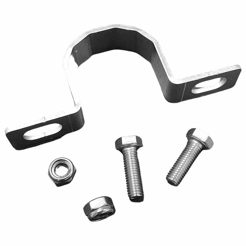 Collier aluminium D. 50 mm + Boulonnerie