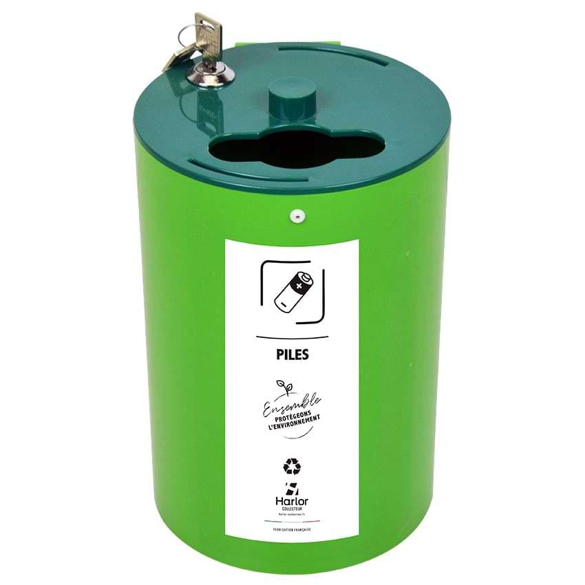 Mini-borne murale pour piles usagées - 3L