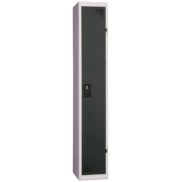 Vestiaire Industrie propre 1 case - Porte Gris anthracite RAL 7016