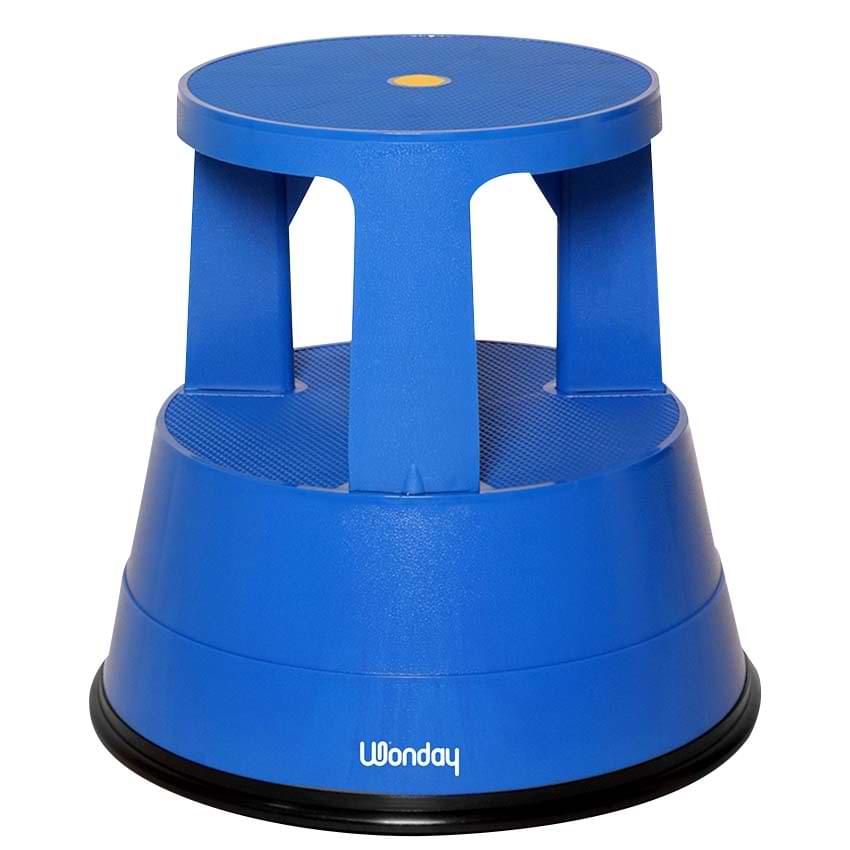 Tabouret plastique 2 marches - Noir