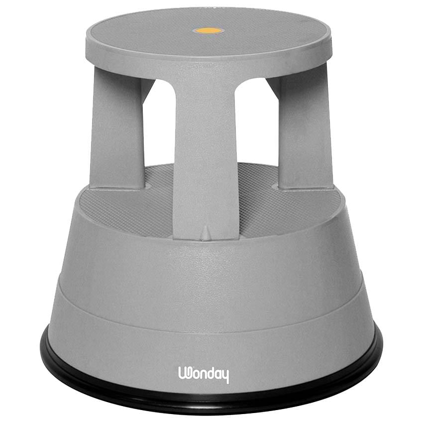 Marchepied plastique 2 marches - Gris