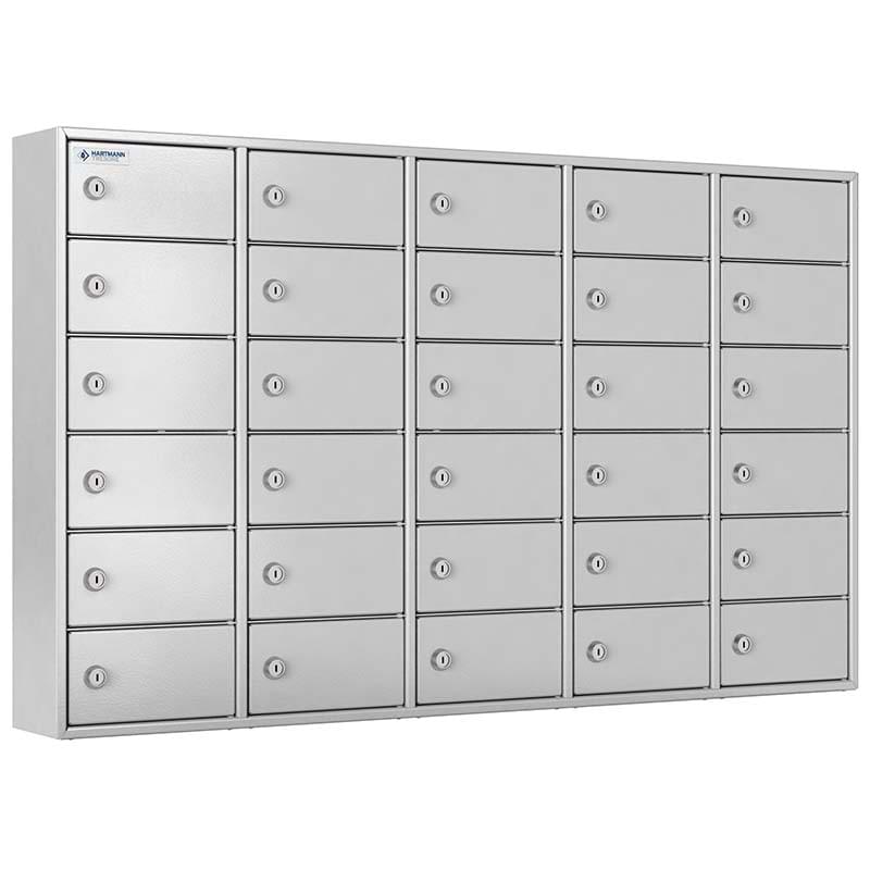 Armoire sécurisée smartphones - 5 X 6 cases - Serrures à clé