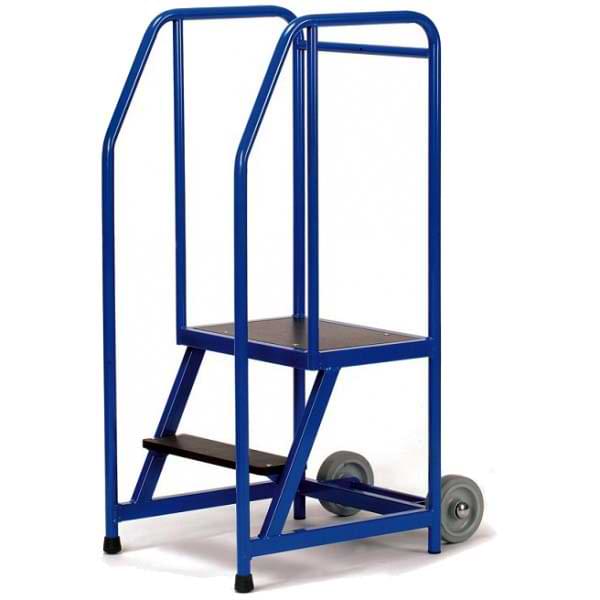 Escabeau mobile - 2 marches