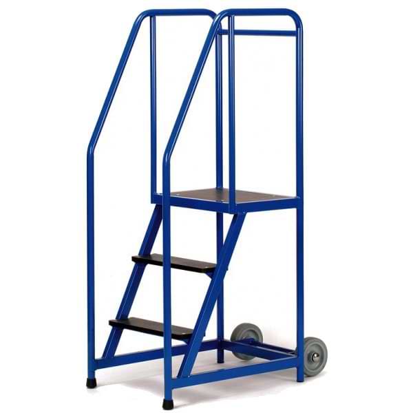 Escabeau mobile - 3 marches