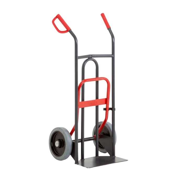 Diable universel à bavette rabattable - Roues increvables