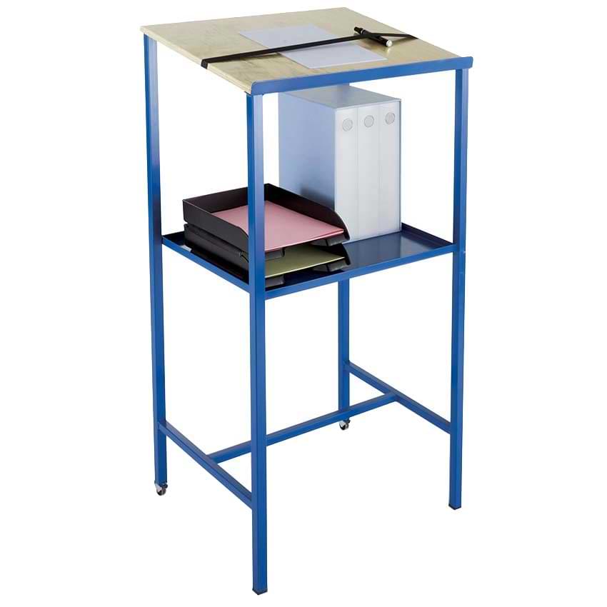 Pupitre d'atelier mobile - H. 1190 X L. 600 X P. 500 mm