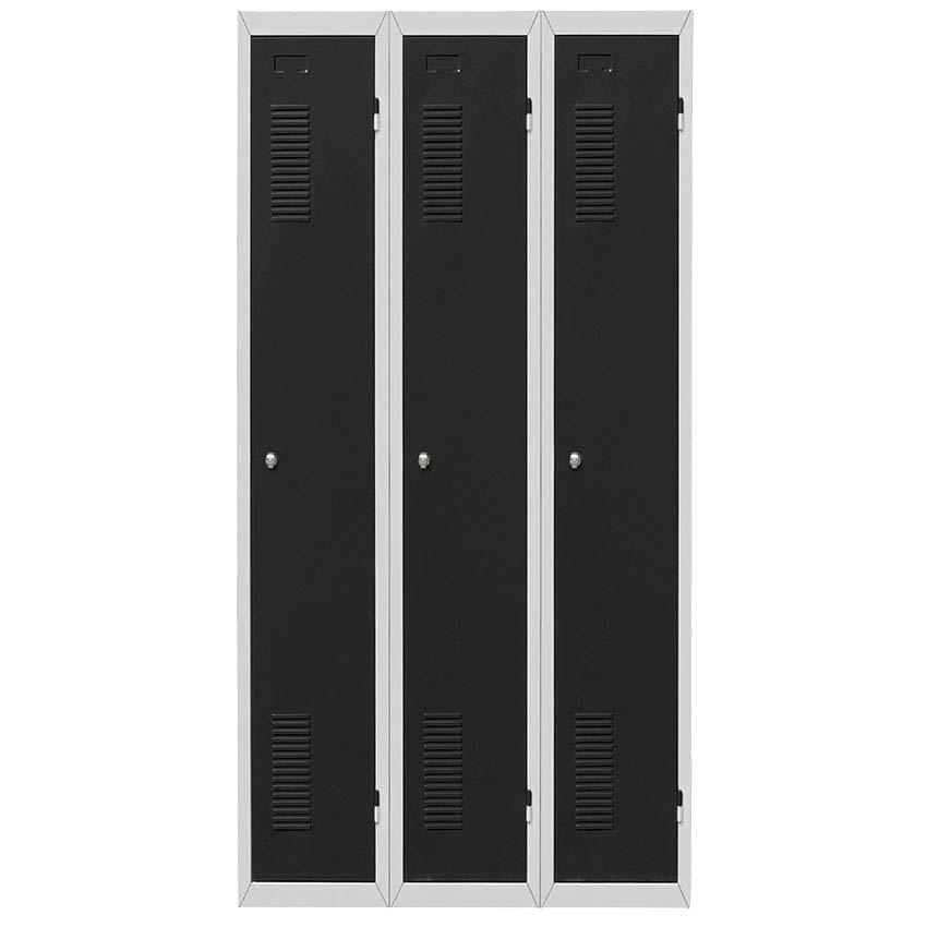 Casier vestiaire industrie propre : 1 case départ + 2 suivantes