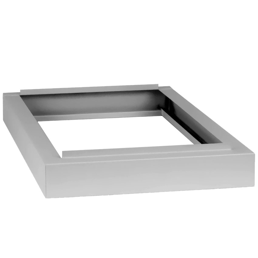 Socle pour casier monobloc 400 mm - H. 80 mm