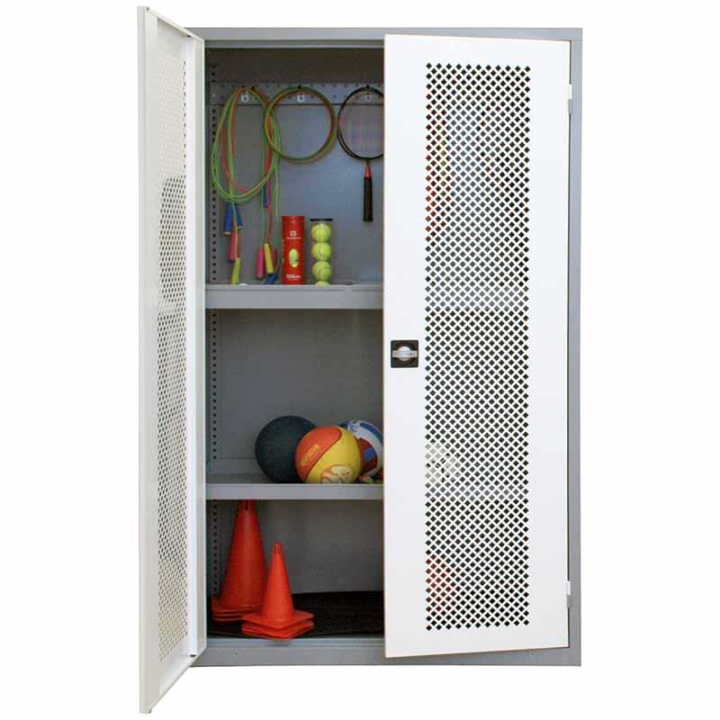 Armoire multi-sports - Portes battantes perforées