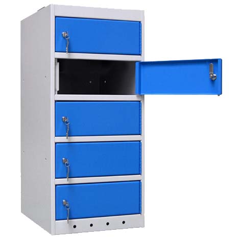 Armoire sécurisée alimentée pour PC/Tablettes  - 5 cases