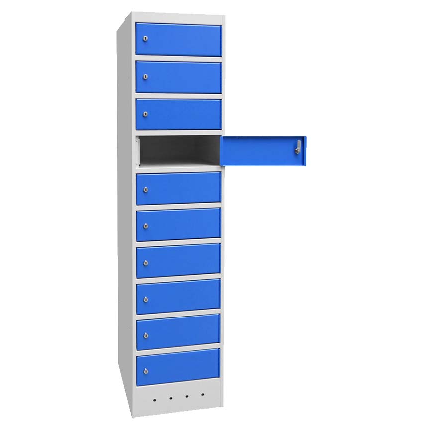 Armoire sécurisée alimentée pour PC/Tablettes - 10 cases