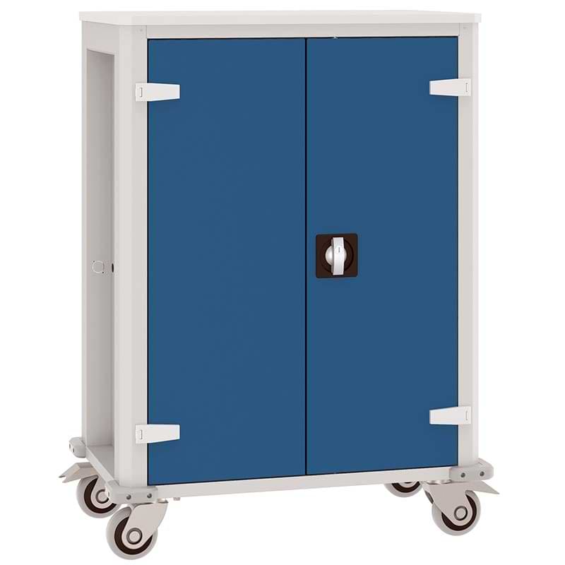 Servante mobile alimentée spéciale tablettes