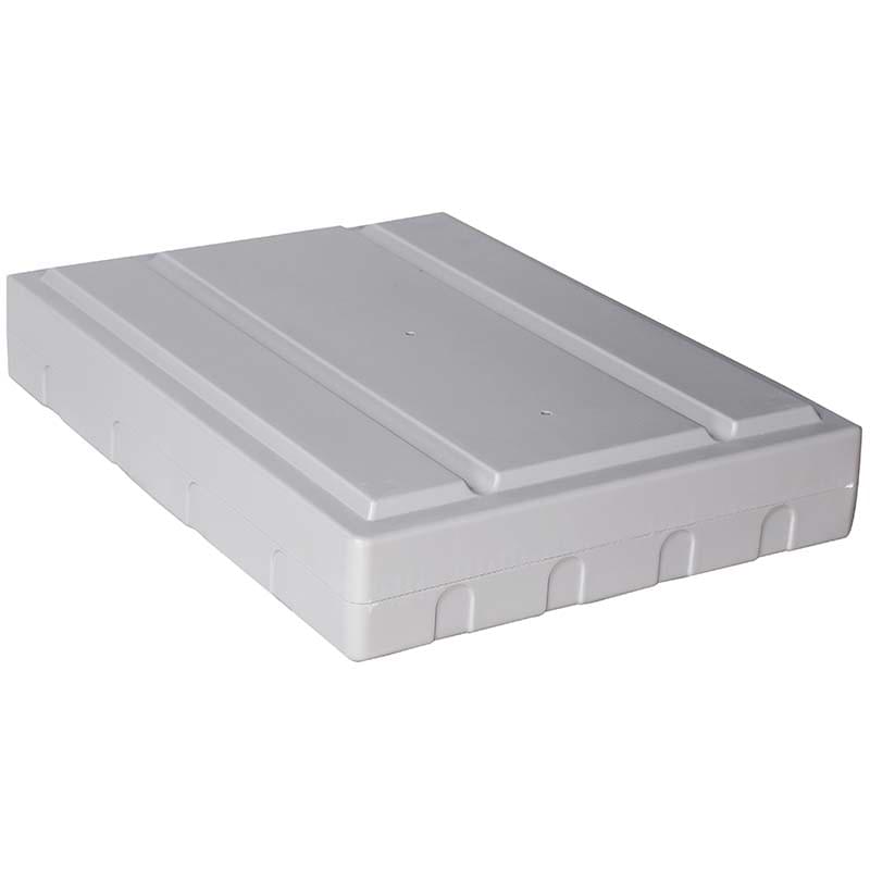 Option : Socle réhausseur PEHD H. 200 mm - Gris