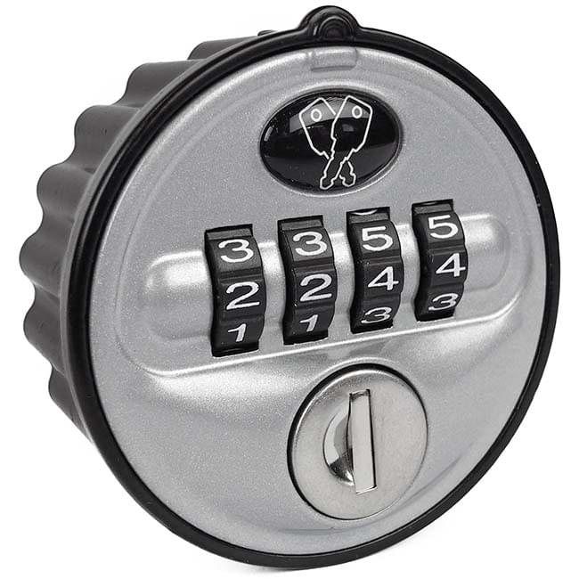 Option : Poignée serrure à code 4 molettes (Mode public)