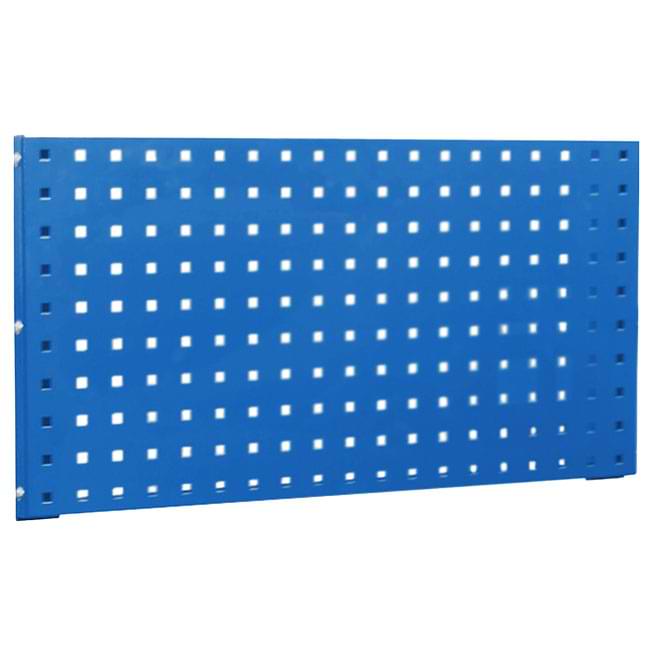 Option : Panneau perforé H. 380 X L. 730 mm (Perforation 10 X 10 au pas de 38 mm)